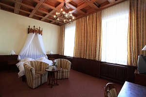 Svatební apartmá, pokoj č. 102 Hotelu Zlatá hvězda Třeboň